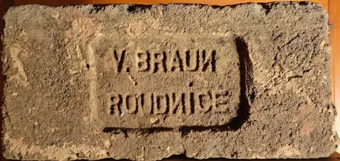 Značka V.BRAUN ROUDNICE