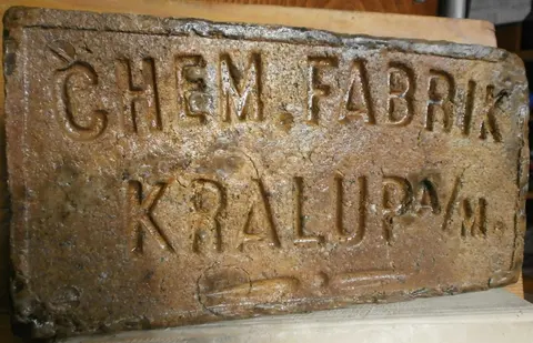Značka CHEM. FABRIK KRALUP A /M